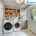 thumbnail image 4 of Delta Breez Signature Exhaust Fan w/ Motion & Humidity Sensor, 80/110 CFM, White, 4 of 11