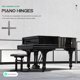 thumbnail image 2 of ColoMX 10 piezas plegables bisagras continuas bisagra de piano bisagras largas para caja de madera de gabinete, 2 of 7