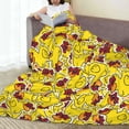 thumbnail image 6 of Fuzoiu Duck with Star Sunglasses Print Ultra-Soft Micro Fleece Blanket,All Seasons Flannel Throw, Lightweight Blanket for Bed, Sofa, Couch, Movie Night, Camping, and Travel-50"x40", 6 of 7