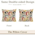 thumbnail image 2 of Mid Century Modern Retro Pillow Covers for Couch 18x18 Inch Set of 2,Vintage Decorative Throw Pillow Cases for Living Room Couch Bed Sofa Decor Farmhouse Home Cushion Covers, 2 of 6