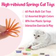 thumbnail image 4 of Cat Spring Toys BMLTAQ, paquete de 60 unidades para gatos y gatitos de interior, 4 of 7