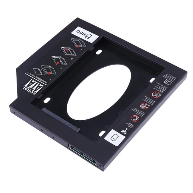 Visland Support de Disque Dur SSD SATA 9.5/12.7mm 2.5 Pouces pour Ordinateur Portable Notebook
