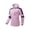 Purple, variant on Women's Rain Jacket Technical Casual Waterproof Windbreaker Comfortable Color Block Interchange Jacket Drawstring Pocket Long Sleeve Hooded Outwear Jackets Purple