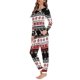 thumbnail image 3 of Conjunto de ropa de dormir de dos piezas para mujer, Jersey versátil, pijama acogedor, pantalones largos de manga larga, ropa de noche de otoño, 3 of 4
