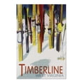 thumbnail image 2 of Timberline, West Virginia, Colorful Skis (19x27 inches, Premium 500 Piece Jigsaw Puzzle for Adults and Family, Made in USA), 2 of 4