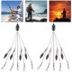 thumbnail image 3 of Señuelo Pesca Con Paraguas 5 Brazos 2 Uds. Juego Cabezales Con Giratorio A Presión (4), 3 of 8