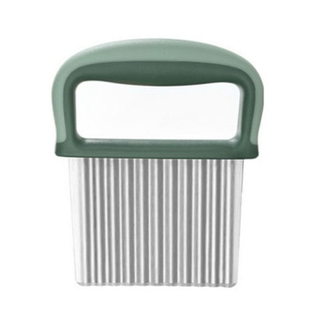 

Jocestyle Potato Wave Cutter for Chips French Fry Chopper Vegetables Slicer (Green)