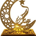 thumbnail image 3 of Adorno De Luz Nocturna Ramadan Decor Lightings Moon Star Creative Chic Nightlights para Eid Al Fitr (A), 3 of 6