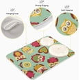 thumbnail image 4 of FREEAMG Dish Drying Mat Funny Owls Kitchen Dish Pads Super Absorbent Microfiber Dish Drying Rack Pads Safe Heat-resistant Kitchen Counter Mat,18x24 Inch, 4 of 7