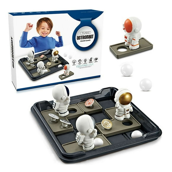 EGNMCR Interactive Space Astronaut Checkerboard Logical Reasoning Board Game Chess Board Game Birthday Gifts for Kids