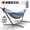 Fineblue, variant on KEESTP Comfortable 2 Person Hammock with Stand,Portable Detachable Brazilian Hammock,450lb Capacity - Bluewhite