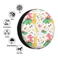 thumbnail image 4 of Yiaed Cute Baby Dinosaurs Print Tire Wheel Cover, Waterproof Spare Tire Cover Fit for Jeep, Truck,Trailer, RV, SUV, Camper and Most Vehicle-17 inch, 4 of 6