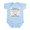 Sky Blue, variant on CafePress - Daddy's Brand New Deduction Infant Bodysuit - Baby Light Bodysuit, Size Newborn - 24 Months