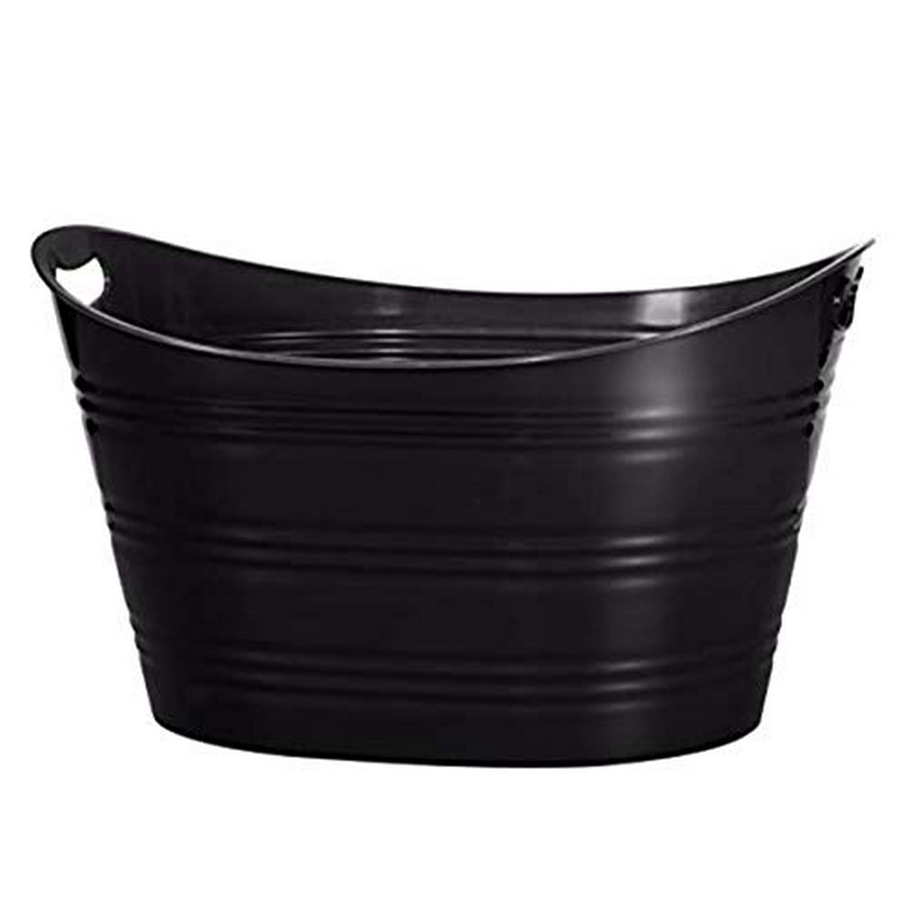 CreativeWare, Black Party Tub 8.5 Gl, 8.5 Gallon