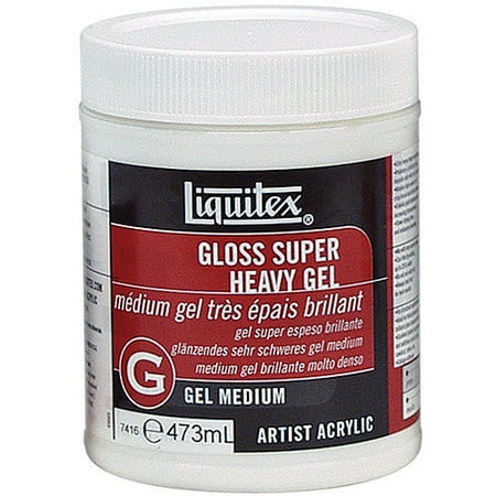 Heavy Gel - Liquitex Super Heavy Gel Medium: 16 oz
