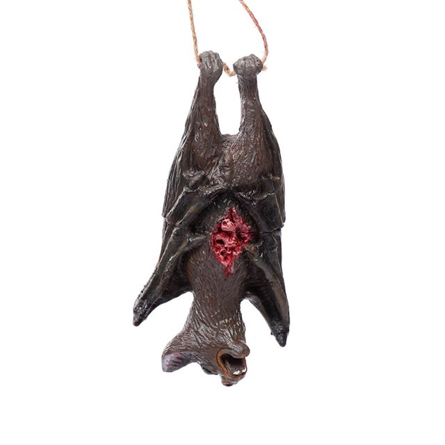 Decoraciones de Halloween, Cerdo andrajoso colgante de Halloween Accesorios de broma de animales andrajosos colgantes para Halloween Solución innovadora