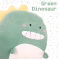 thumbnail image 3 of Peluche de dinosaurio suave de anime, lindo peluche kawaii, decoración de habitación, adornos navideños, regalos para mujeres y niños, cumpleaños., 3 of 5