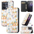 thumbnail image 1 of Compatible With Oppo Reno 8 5g Case Colorful Wallet Card Slot Pu Leather Kickstand Magnetic Rfid Blocking Cover, 1 of 3