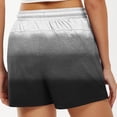 thumbnail image 4 of LOVZFMLL Short Décontracté pour Femme à Taille Haute, Imprimé, Non Extensible, Noir 3TG, 4 of 5