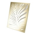 thumbnail image 4 of Decoración artística de pared con hojas de palma doradas, escultura de pared con hojas de palma doradas, decoración de pared de Metal hueco, muy versátil, 4 of 8