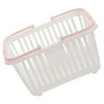 thumbnail image 3 of Howooi Small Storage Basket Plastic Basket with Handles Compact Desktop Sundries Basket, 3 of 9