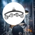thumbnail image 1 of Platillos Hi Hat Pandereta Accesorios de Percusión Piezas de Batería Montables Duraderas con Soporte para Silla de Montar para Fiestas, Conciertos, Ni 17cmx10cmx2cm, 1 of 8