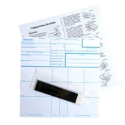 FD-258 Fingerprint Kit: 5 Cards, Ink, and Directions