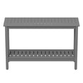 thumbnail image 5 of ZENY 48" 2-tier Wooden Console Table, Gray, 5 of 9