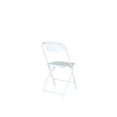 thumbnail image 3 of Chair - Rhino Plastic Folding - White/White Seat (10/Box), 3 of 5
