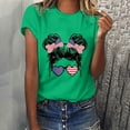 thumbnail image 2 of XZNGL Chemisiers à Manches Courtes pour Femmes T-Shirt Imprimé de la Fête de l'Indépendance pour Femmes Ample Décontracté Col Rond Manches Courtes Hauts pour Femmes Chemisier T-Shirts d'Été pour Femmes Hauts à Manches Courtes pour Femmes, 2 of 8