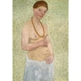 thumbnail image 3 of Paula Modersohn-Becker 18x24 Black Modern Framed Museum Art Print Titled - Self-Portrait on the 6th Wedding Anniversary (1906), 3 of 5