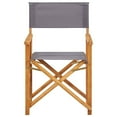 thumbnail image 4 of vidaXL 1/2x Solid Acacia Wood Director's Chairs Folding Outdoor Multi Colors, 4 of 16