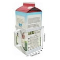 thumbnail image 6 of Opvise Dishwasher-Safe Ergonomic Milk Carton Holder with Anti-Slip Base, Food-Grade PLA for Half-Gallon Juice & Soda Bottles, 3D-Printed Rust-Resistant Kitchen Organizer A, 6 of 8