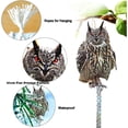 thumbnail image 3 of 5 piezas de decoración colgante reflectante para asustar pájaros, dispositivo eficaz de control de pájaros con cinta reflectante para mantener a los pájaros alejados para jardín, patio, vent, 3 of 5