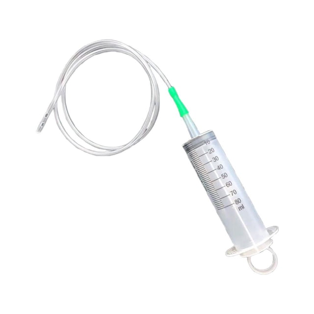 60ml Plastic Syringe with Tubing, Indutrial Syringes Handy Long Hose Fluid Suction Injector