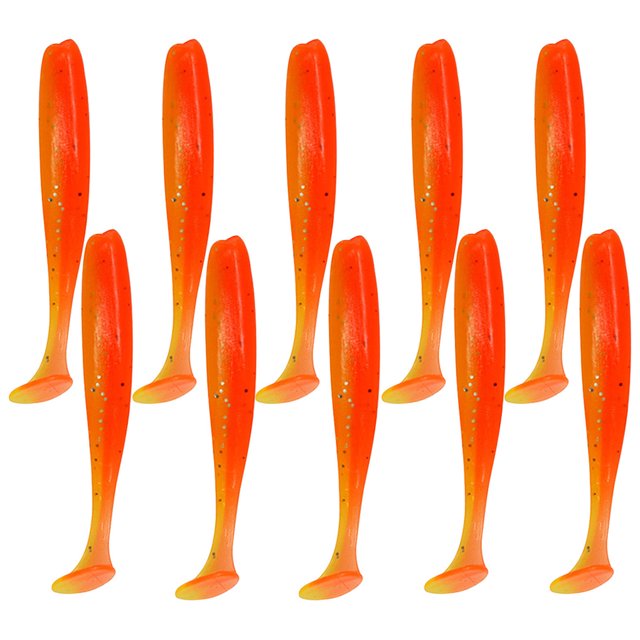 10pcs Simulation Fishing Baits Reusable 1; 2; Fishing Lures Portable PVC Artificial Baits 5.5cm Type 5