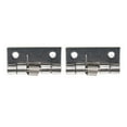 thumbnail image 6 of CHENGSI for Stainless Steel Self-Closing Spring Door Hinges 2-Pack, Heavy Duty Hardware for Cabinets Boxes Instrument Cases, 1.5 Inch Options, Silver Brushed Finish, 6 of 10