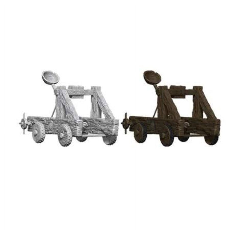 WizKids Deep Cuts Unpainted Miniature: Catapult - Primed Scenery For D&D & Tabletop Gaming