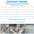 thumbnail image 6 of Adifare 6Pcs Window Security Bars Adjustable Window Security Stick with Anti-Slip Rubber Tips Retractable Sliding Door Security Bar for Children Home, 6 of 8