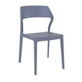 thumbnail image 3 of Compamia Snow Patio Dining Set with 2 Chairs Dark Gray, 3 of 4