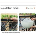 thumbnail image 4 of Justharion Flower Pot Wall Hanging Basket Planter Bucket Garden Plant Container Exquisite Outdoor Solid Color Plastic Balcony Brick Red/S 1Set, 4 of 6
