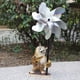 thumbnail image 4 of Búho búho escultura de viento decoración de patio al aire libre búho jardín estatua búho molino de viento estatua para patio césped, 4 of 9