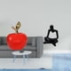 thumbnail image 2 of Adorno de cerámica con diseño abstracto de simulación de pensamiento creativo: Figura de fruta, escultura de cerámica para decoración del hogar,, 2 of 8