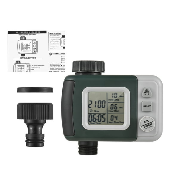 Digital Automatic Watering Timer Programmed Garden Irrigation Timer Hose Faucet Sprinkler with Rain Delay Intelligent