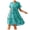 Sky Blue dresses for women 2023, variant on Summer Saving Wycnly Sundresses for Women Short Sleeve V-Neck Floral Knee-Length Dresses Flowy Ruffle Swing Beach Boho Button Down Midi Summer Dress Red Up to 65% off