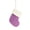 Purple, variant on Grbtsrd White Macaron Color Holiday Stocking Gift Bag, 6.29inch Knitted Christmas Stockings Christmas Tree Ornament, Mantel Hanging Decor, Great for Christmas Dinner for Holiday Home Decor