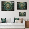 thumbnail image 4 of Designart "Om Symbol Hinduisim Sacred painting" Spiritual Print on Natural Pine Wood, 4 of 5