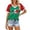 3-Green, variant on LLDYYDS Soccer Cup 2026 Shirts for Women Oversized Mexico Jersey Brazil Jerseys Y2K V Neck Soccer Fan Tops