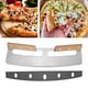 thumbnail image 4 of Cuchillo rebanador de pizza de acero inoxidable Sunnimix con cubierta protectora cortador de pizza, 4 of 8
