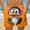 Orange, variant on BRGZLK Mens Beach Shorts Summer Drawstring Waist Funny Cute Duckling Expression Print Summer Swim Trunks Novelty Beachwear Sports Vacation Shorts with Pockets